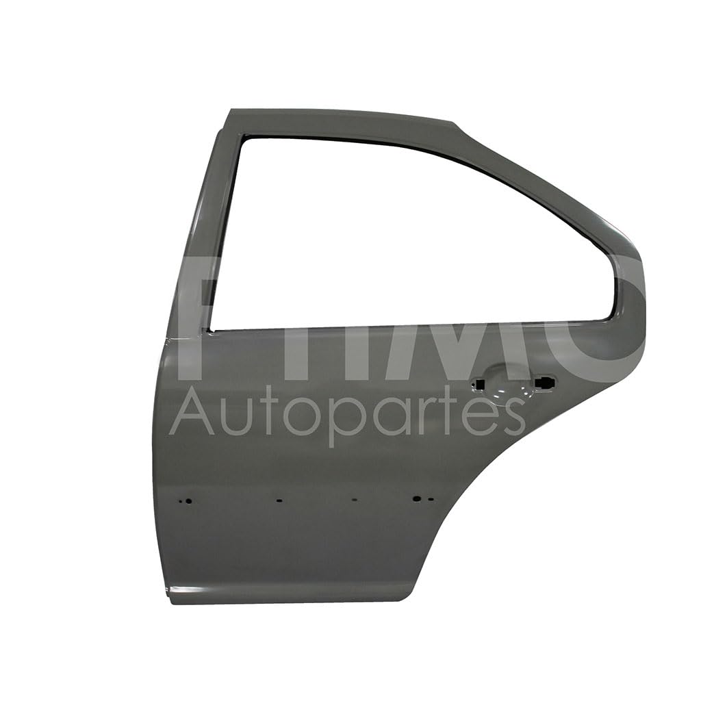 VOLKSWAGEN JETTA A4/CLASICO 1999 2000 2001 2002 2003 2004 2005 2006 2007 2008 2009 2010 2011 2012 2013 2014 2015 PUERTA TRASERA IZQ C/HOYO P/MOLDURA (COLOR/GRIS)