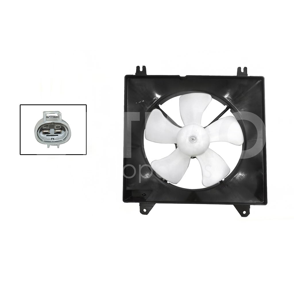 Moto Ventilador Compatible con OPTRA 2.0L 2006 2007 2008 2009 2010 > Para Radiador > Con Tolva > Con Resistencia 2PIN