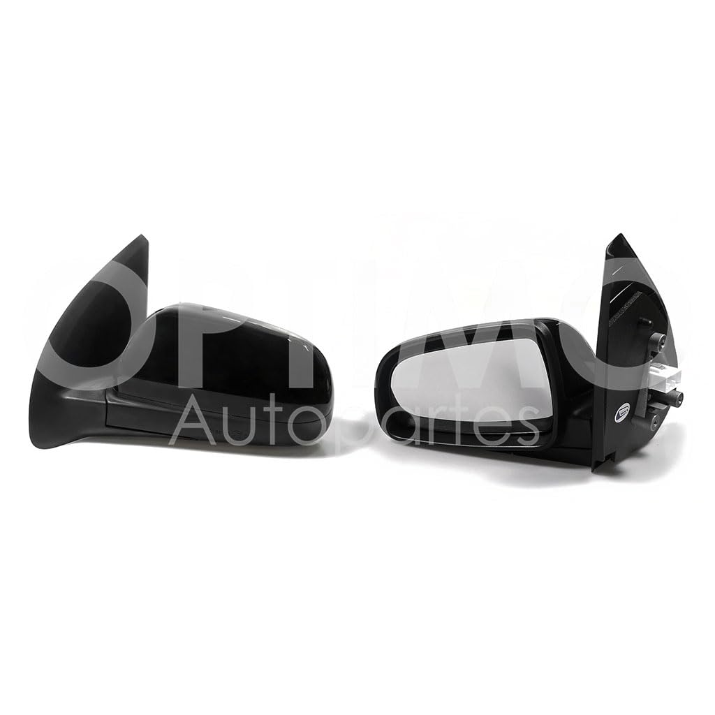 CHEVROLET AVEO 2007 2008 2009 2010 2011 2012 2013 2014 2015 2016 2017 ESPEJO IZQ ELECT NEGRO P/PINTAR (5PINES) (BASE INT METALICA) (PT G3 06-09)