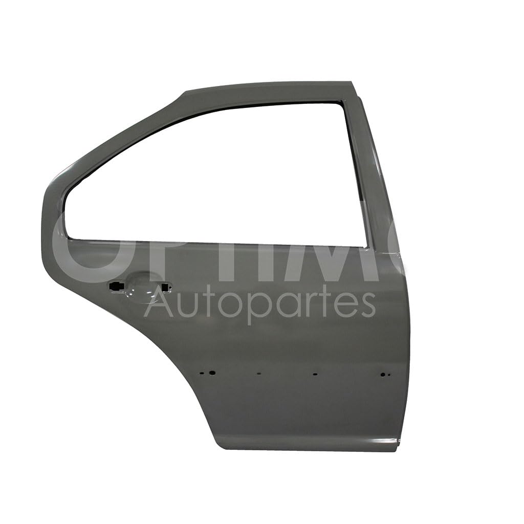 VOLKSWAGEN JETTA A4/CLASICO 1999 2000 2001 2002 2003 2004 2005 2006 2007 2008 2009 2010 2011 2012 2013 2014 2015 PUERTA TRASERA DER C/HOYO P/MOLDURA (COLOR/GRIS)
