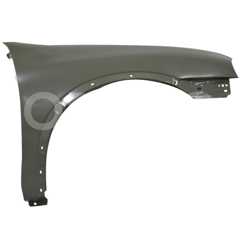 CHEVROLET CHEVY C-1 1994 1995 1996 1997 1998 1999 2000 2001 2002 2003 SALPICADERA DER C/HOYO P/MOLDURA 3-4-5PTAS (COLOR/GRIS)