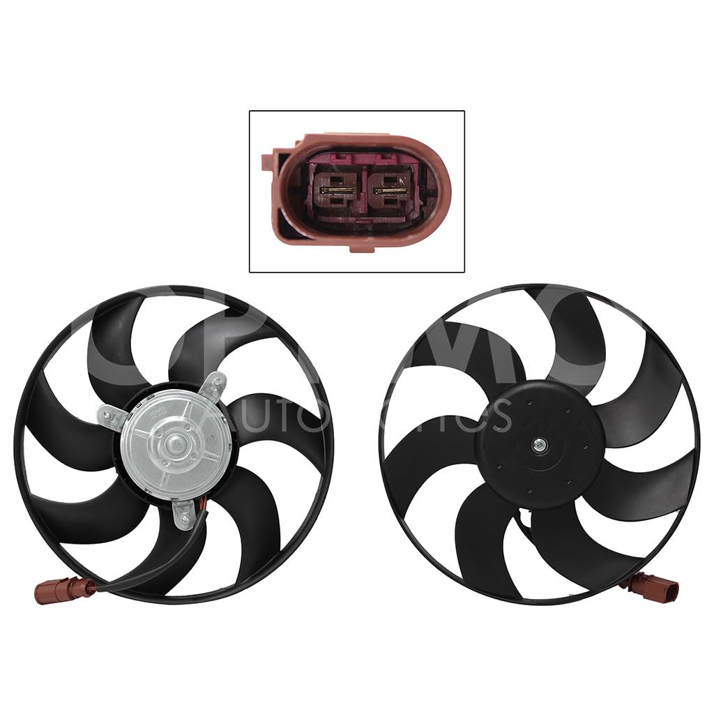 Moto Ventilador Compatible con BORA 2.5L GAS 2006 2007 2008 2009 2010 > Para Aire Acondicionado > Sin Tolva 2PIN (MOTOR/ASPA)