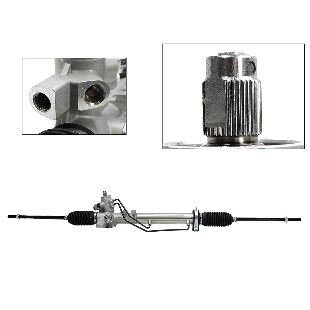 Cremallera o Caja de dirección compatible con jetta/golf a2 18l 1987 1988 1989 1990 1991 1992 caja de direccion hidraulica astriado delgado > con bieleta > sin terminal