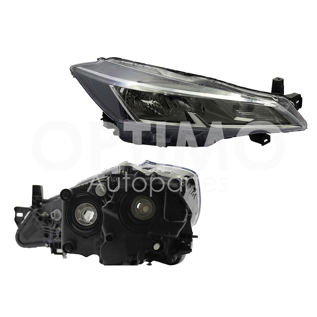 Faro Derecho Compatible con KICKS 2021 2022 2023 2024 F/CROMADO S/LED (VERSION ADVANCE-EXCLUSIVE)