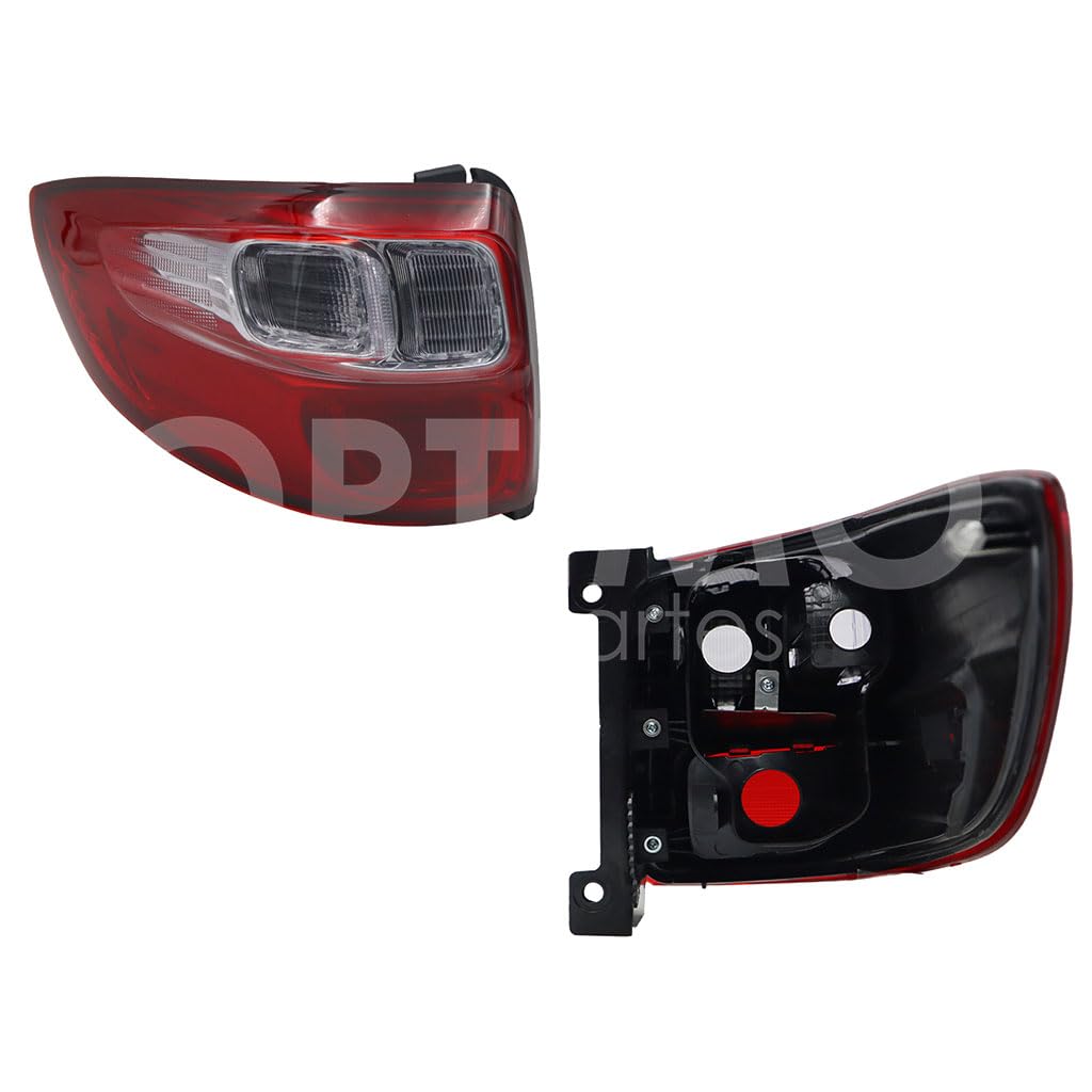 Calavera Izquierda Compatible con RAM 700 2015 2016 2017 2018 2019 2020 S/ARNES (ROJO/BLANCO)