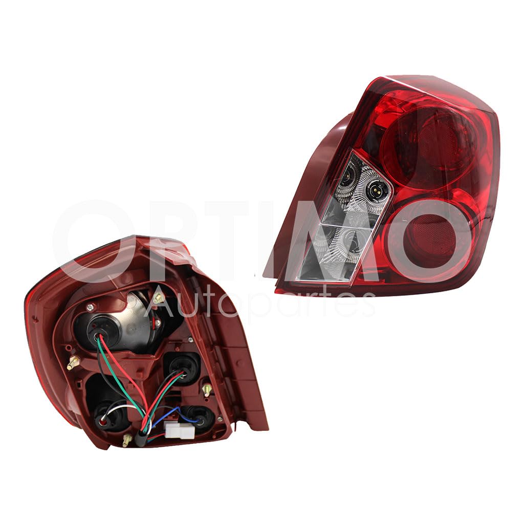 Calavera Derecha Compatible con OPTRA 2006 2007 2008 2009 2010 C/ARNES (ROJO/BLANCO)