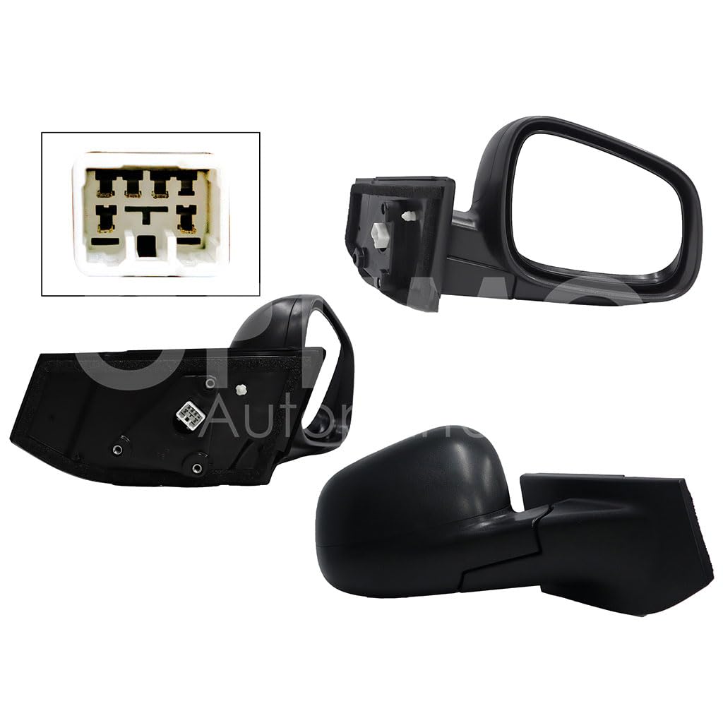 CHEVROLET SPARK CLASSIC 2011 2012 2013 2014 2015 2016 2017 ESPEJO DER ELECT NEGRO P/PINTAR (3PINES) (BEAT 18-21 4-5PTAS)