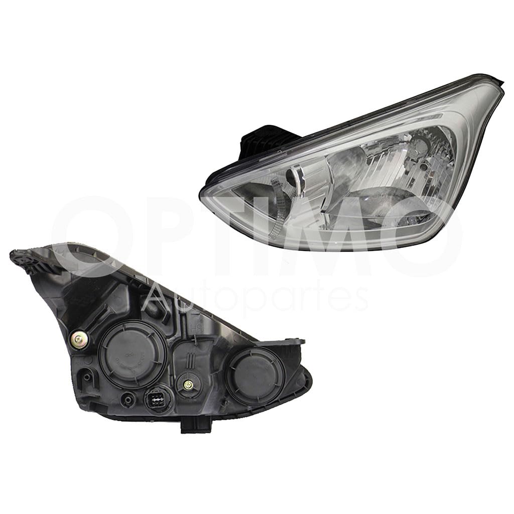 Faro Derecho Compatible con GRAND I-10 2015 2016 2017 2018 2019 2020 F/CROMADO S/MOTOR (SEDAN/H-BACK)
