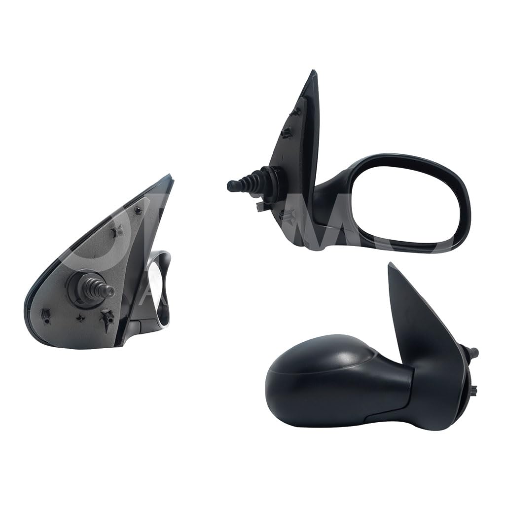 PEUGEOT PG-206 2001 2002 2003 2004 2005 2006 2007 2008 2009 ESPEJO DER MANUAL NEGRO POROSO C/CONTROL (XR) 3PTAS