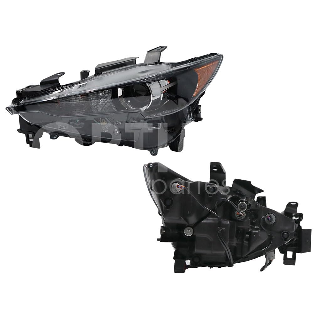 MAZDA CX-5 2018 2019 2020 2021 FARO IZQ F/NEGRO C/LED C/LUPA C/MICA AMBAR