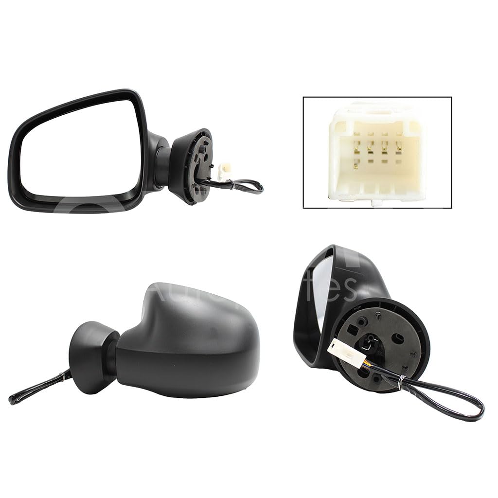 RENAULT DUSTER 2013 2014 2015 2016 ESPEJO IZQ ELECT NEGRO POROSO C/DESEMPAÑANTE (5PINES) (SANDERO-STEPWAY 10-15)