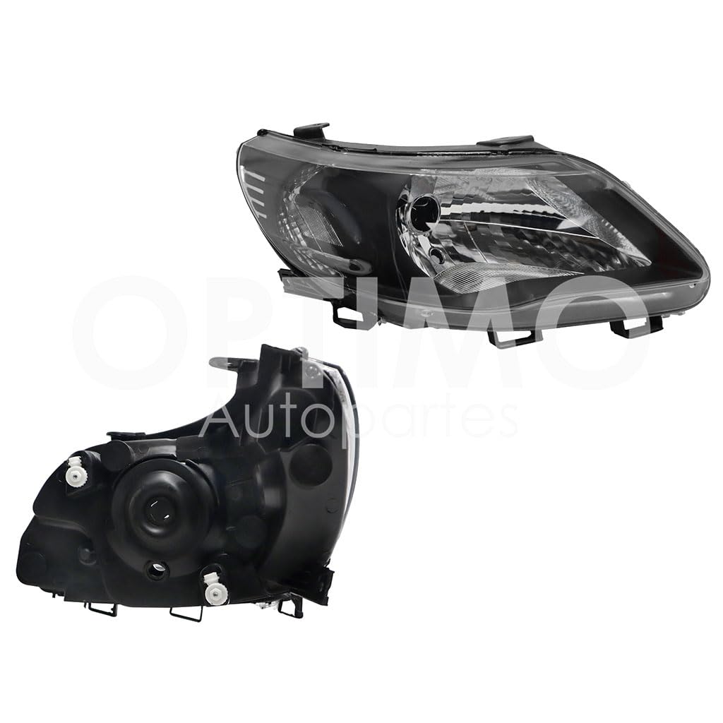 Faro Derecho Compatible con GOL 2008 2009 2010 2011 2012 F/NEGRO UN AS (SAVEIRO 10-13) (SEDAN/H-BACK)