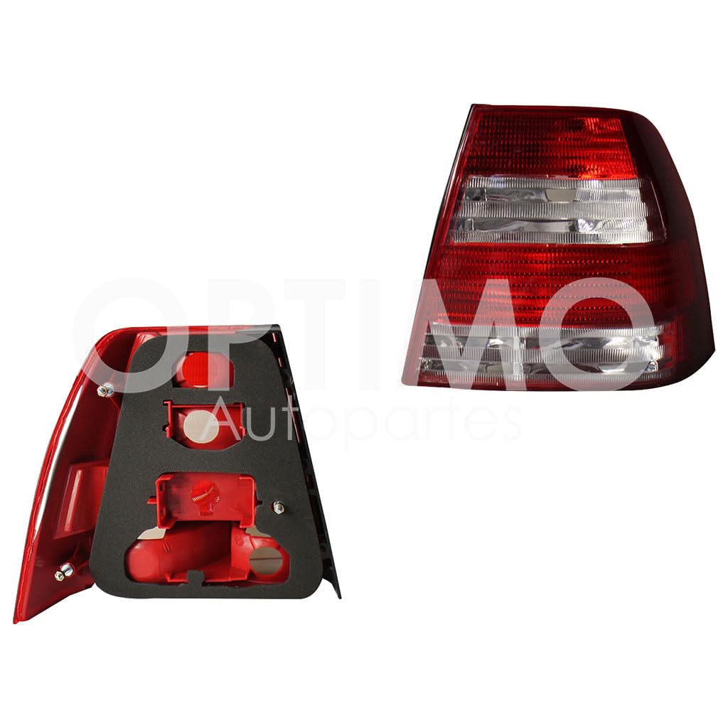 2004 - 2007 VOLKSWAGEN JETTA A4 CALAVERA DER S/ARNES DOBLE BLANCA (BLANCO/ROJO/BLANCO)