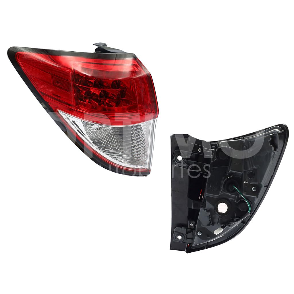 Calavera Izquierda Exterior Compatible con HRV 2019 2020 2021 2022 S/ARNES C/LED (ROJO/BLANCO)