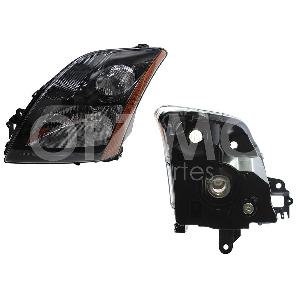Faro Izquierdo Compatible con SENTRA B-16 SE-R 2007 2008 2009 F/NEGRO C/MICA AMBAR