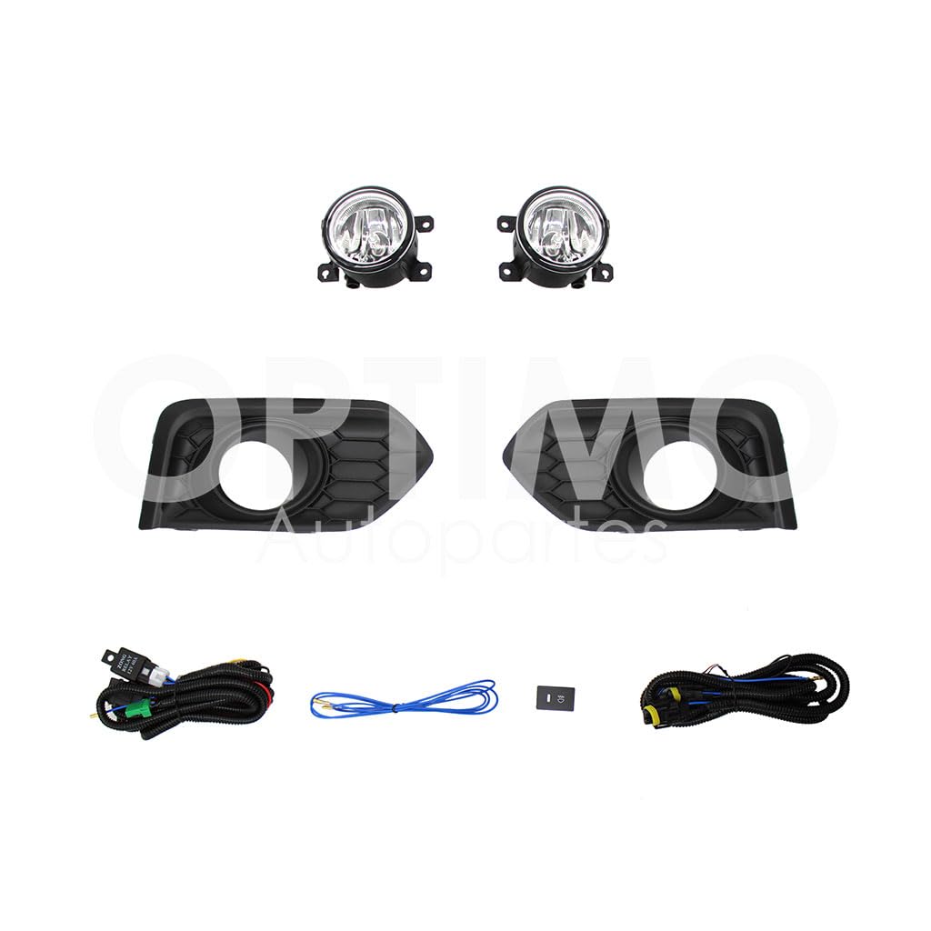 HONDA CITY 2018 2019 2020 KIT FARO AUX C/CABLES C/REJILLAS NEGRAS C/FOCOS