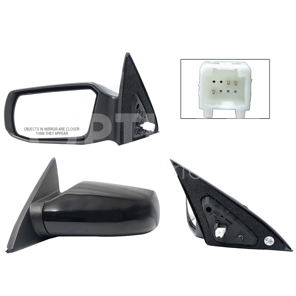 NISSAN ALTIMA 2007 2008 2009 2010 2011 2012 ESPEJO IZQ ELECT NEGRO P/PINTAR (3PINES)