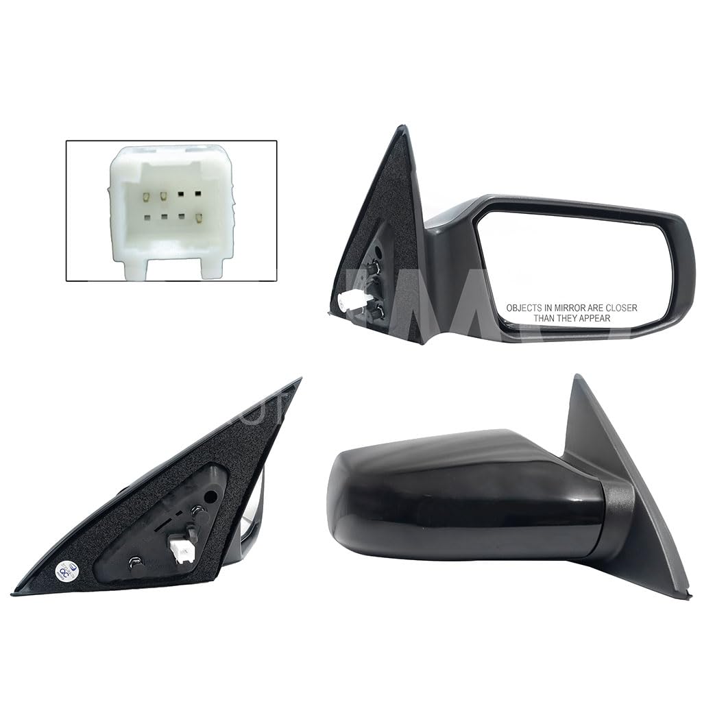 NISSAN ALTIMA 2007 2008 2009 2010 2011 2012 ESPEJO DER ELECT NEGRO P/PINTAR (3PINES)