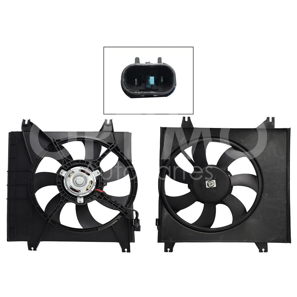 Moto Ventilador Compatible con ATOS 1.1L 2005 2006 2007 2008 2009 2010 2011 2012 S/AIRE > Con Tolva > Sin Resistencia 2PIN