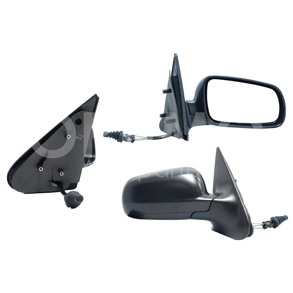 VOLKSWAGEN POINTER 5PTAS 2000 2001 2002 2003 2004 2005 2006 2007 2008 2009 ESPEJO DER MANUAL NEGRO POROSO C/CONTROL (VAGONETA 00-05)