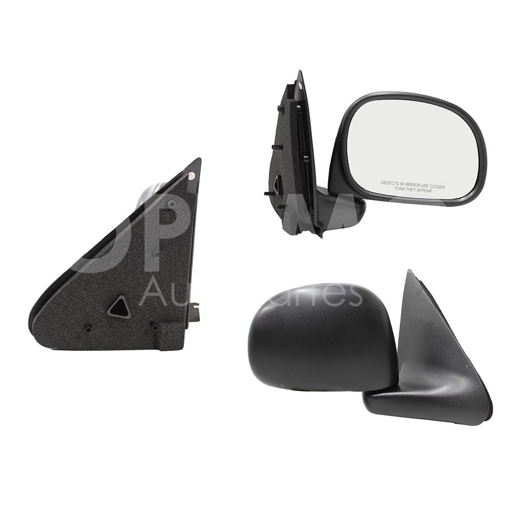 FORD F-150 1997 1998 1999 2000 2001 2002 2003 2004 2005 2006 2007 2008 ESPEJO DER MANUAL NEGRO POROSO T/BANDERA (F-250)