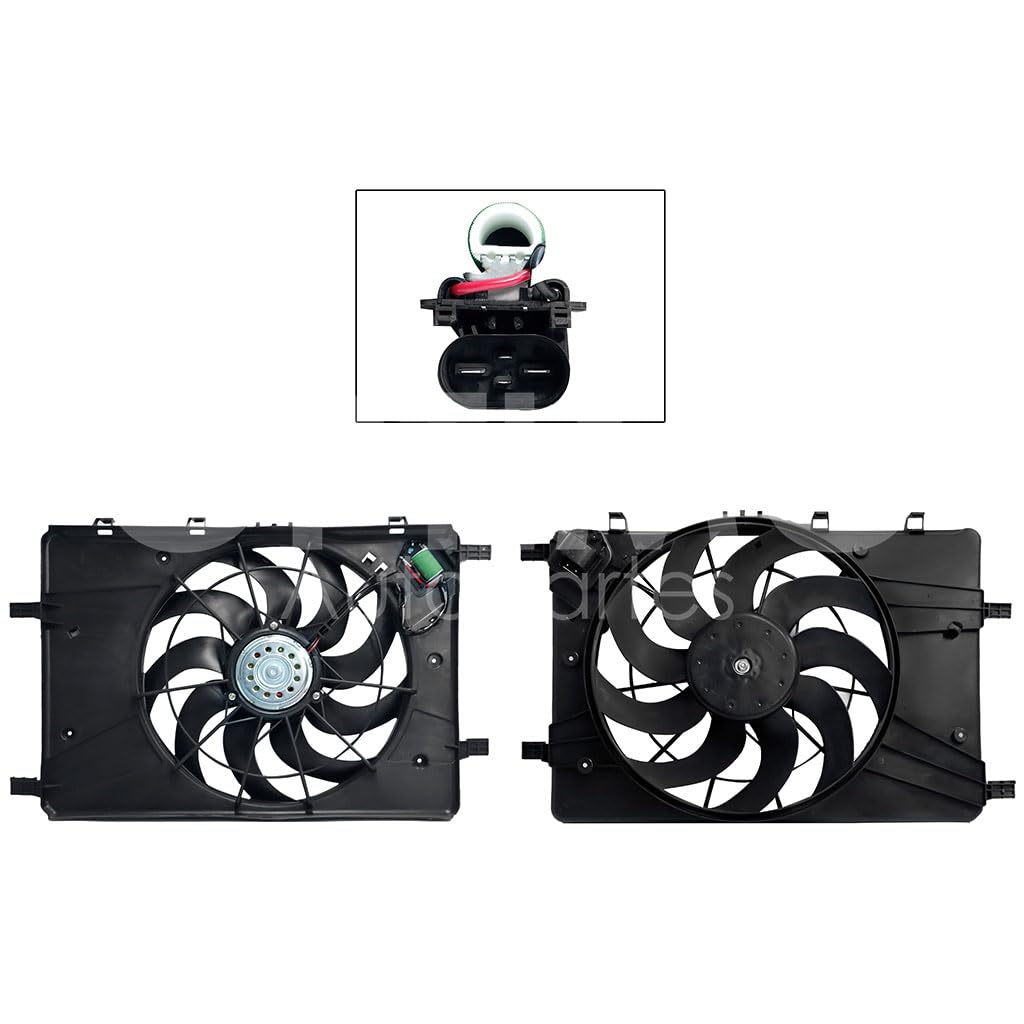 Moto Ventilador Compatible con CRUZE 1.4L/1.8L 2010 2011 2012 2013 2014 2015 C/AIRE > Con Tolva Corta > Con Resistencia 4PIN