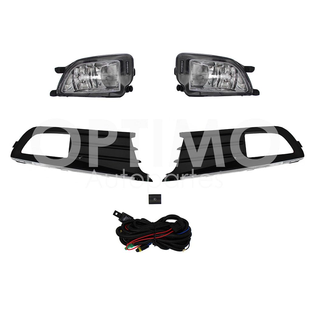VOLKSWAGEN GOL 2013 2014 2015 2016 KIT FARO AUX C/CABLES C/REJILLAS FILO CROMO C/FOCOS (SEDAN/H-BACK)
