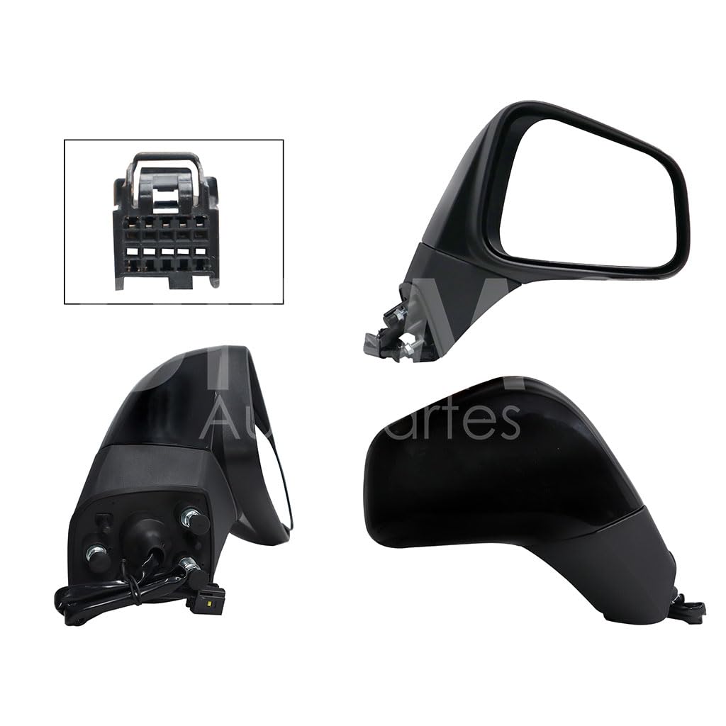 CHEVROLET TRAX 2013 2014 2015 2016 2017 2018 2019 2020 ESPEJO DER ELECT NEGRO P/PINTAR C/DESEMPAÑANTE (5PINES)