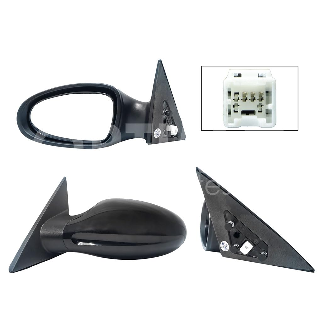 NISSAN ALTIMA 2005 2006 ESPEJO IZQ ELECT NEGRO P/PINTAR (3PINES)