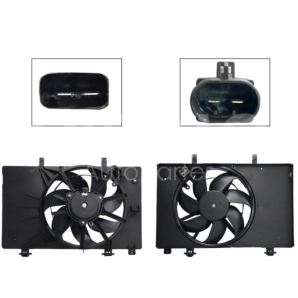Moto Ventilador Compatible con FIGO 1.5L 2016 2017 2018 2019 2020 2021 2022 C/AIRE > Con Tolva > Con Resistencia 2PIN (FIESTA 1.6L 11-19)