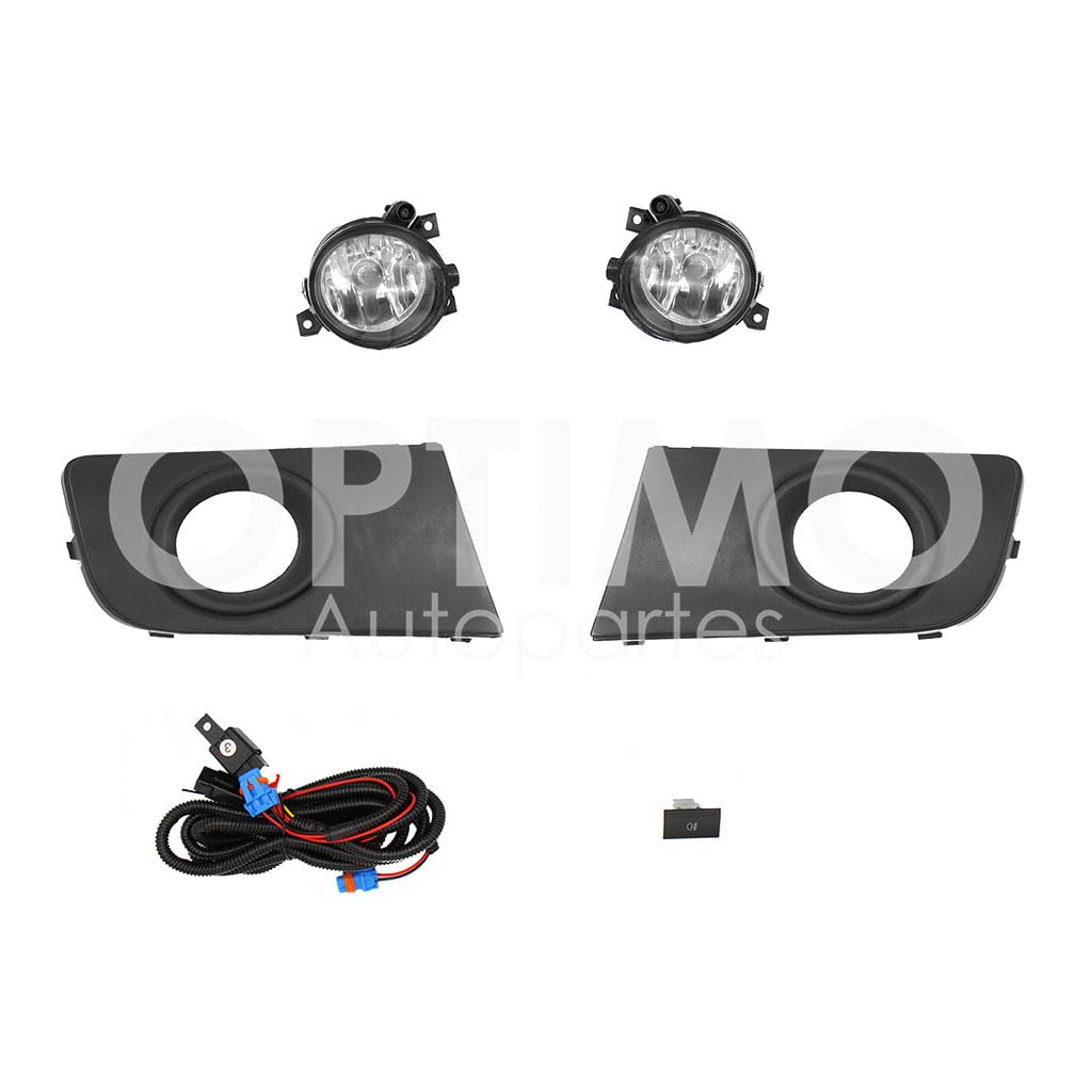 VOLKSWAGEN AMAROK 2010 2011 2012 2013 2014 2015 2016 2017 KIT FARO AUX C/CABLES C/REJILLAS NEGRAS C/FOCOS