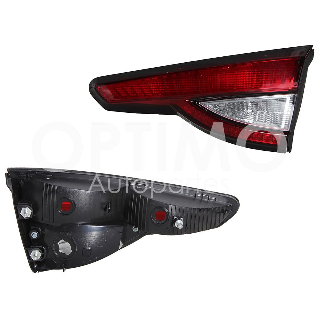 Calavera Derecha Interior Compatible con ARGO 2021 2022 2023 2024 S/ARNES CLARA (ROJO/BLANCO)