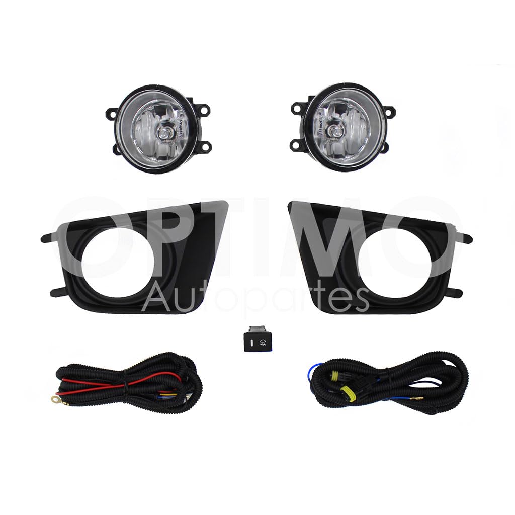 TOYOTA TACOMA 2012 2013 2014 2015 KIT FARO AUX C/CABLES C/REJILLAS NEGRAS C/FOCOS