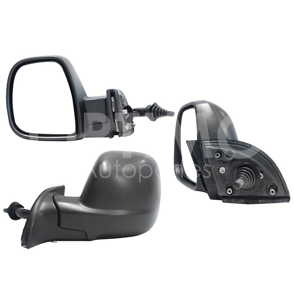PEUGEOT PARTNER 2013 2014 2015 2016 2017 2018 2019 2020 2021 2022 2023 2024 ESPEJO IZQ MANUAL NEGRO POROSO C/CONTROL