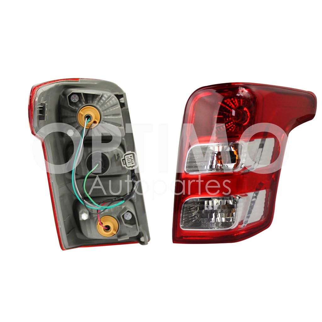 Calavera Derecha Compatible con L200 2016 2017 2018 2019 S/ARNES (ROJO/BLANCO/BLANCO)