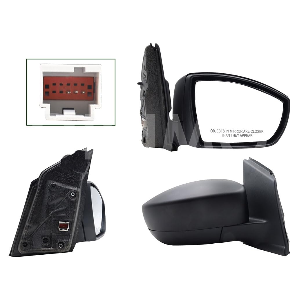 FORD ESCAPE 2013 2014 2015 2016 ESPEJO DER ELECT NEGRO P/PINTAR C/DESEMPAÑANTE (3PINES)