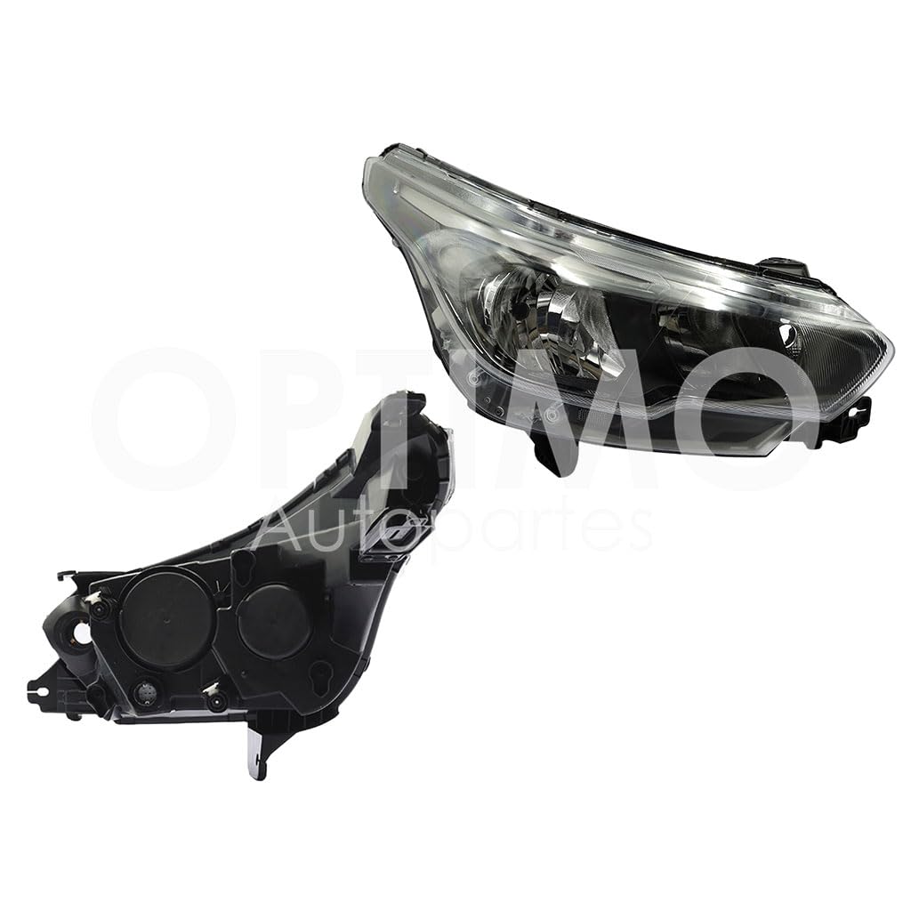 Faro Derecho Compatible con ARGO 2021 2022 2023 2024 F/NEGRO C/DRL HALOGENO