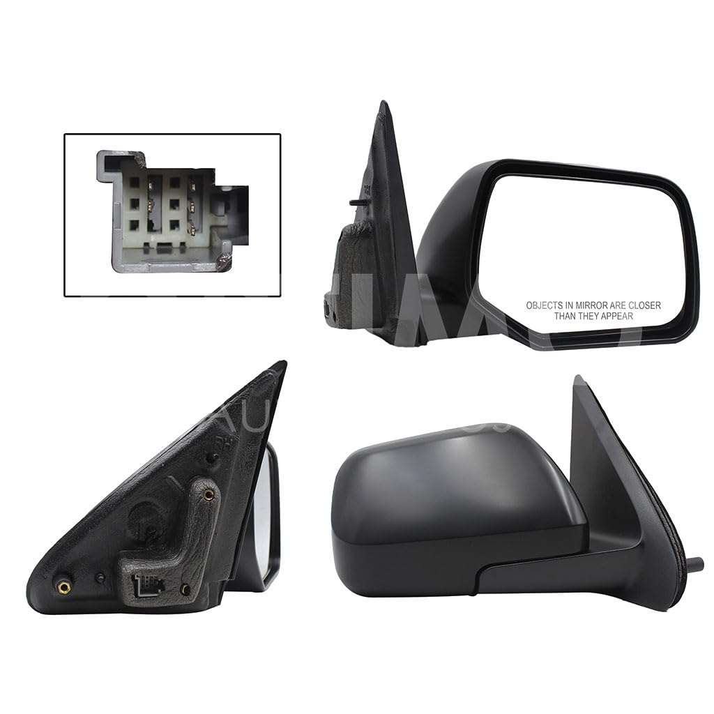 FORD ESCAPE 2008 2009 2010 2011 2012 ESPEJO DER ELECT NEGRO P/PINTAR C/DESEMPAÑANTE (5PINES)