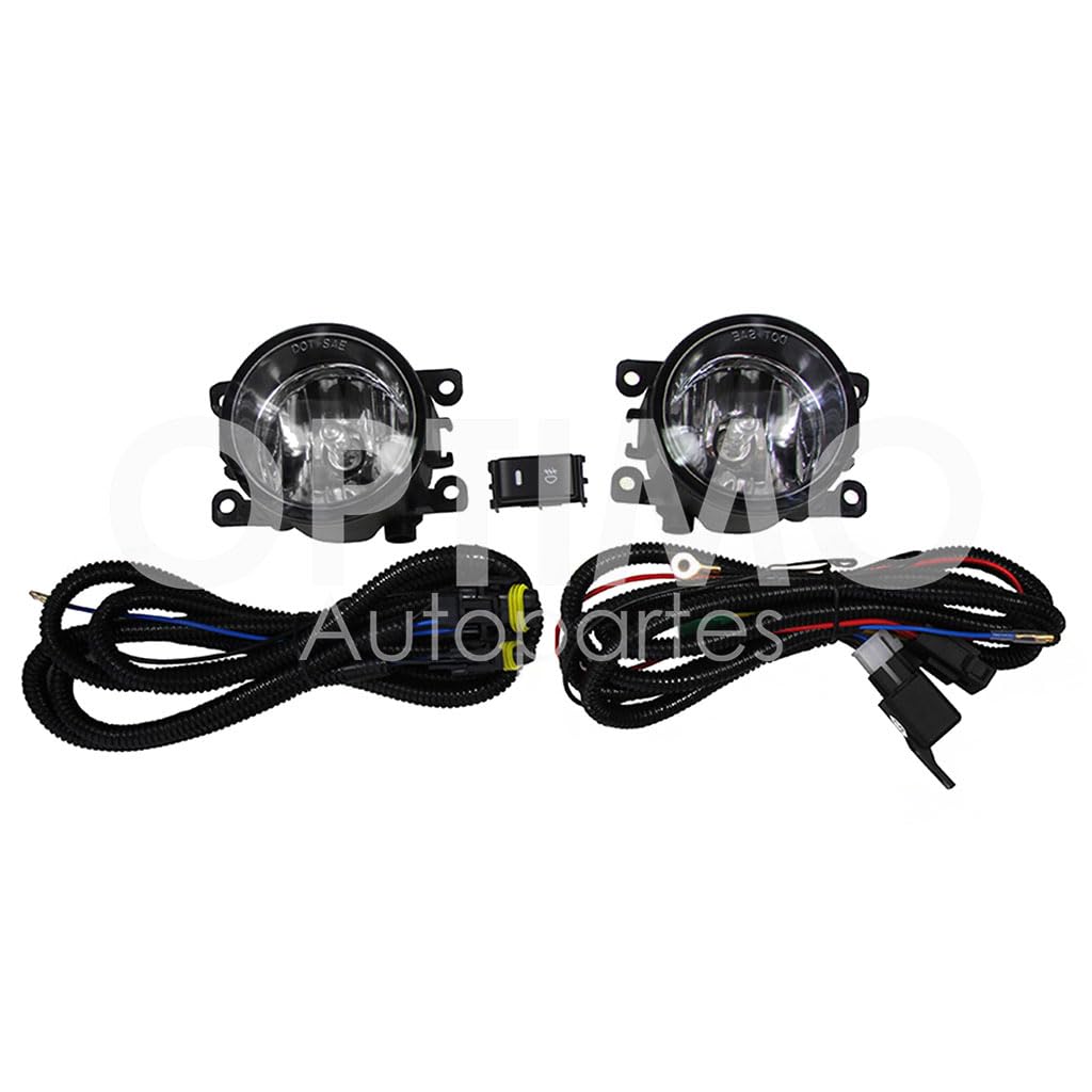 RENAULT DUSTER 2013 2014 2015 2016 2017 2018 2019 2020 KIT FARO AUX C/CABLES C/FOCOS
