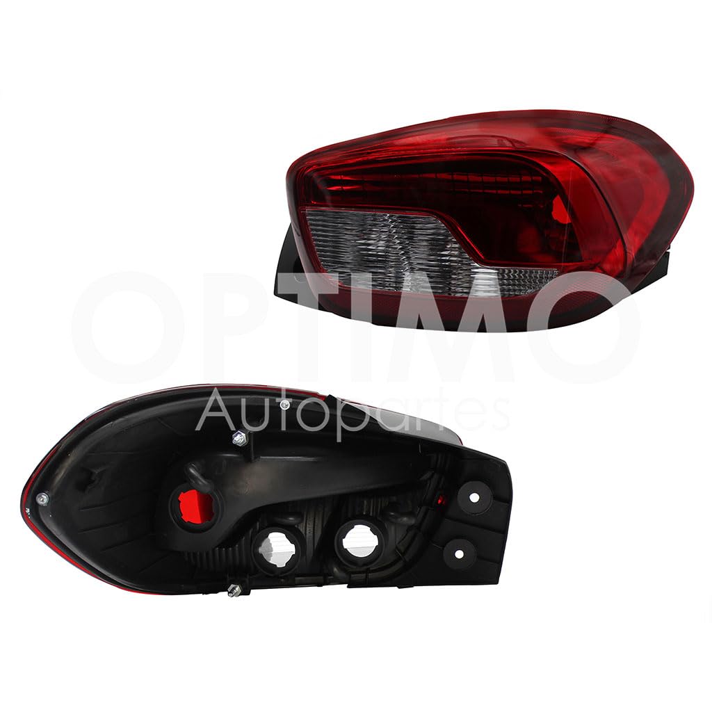 2019 - 2022 RENAULT KWID CALAVERA DER S/ARNES OSCURA (ROJO/BLANCO/ROJO)