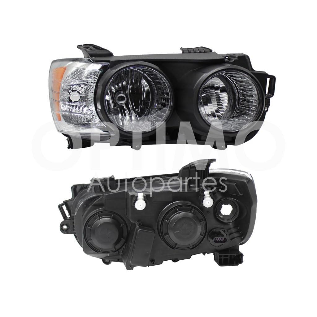 Faro Derecho Compatible con SONIC 2012 2013 2014 2015 2016 F/CROMADO C/MICA AMBAR S/ARILLO CROMO 3PIN (VERSION LS-LT)