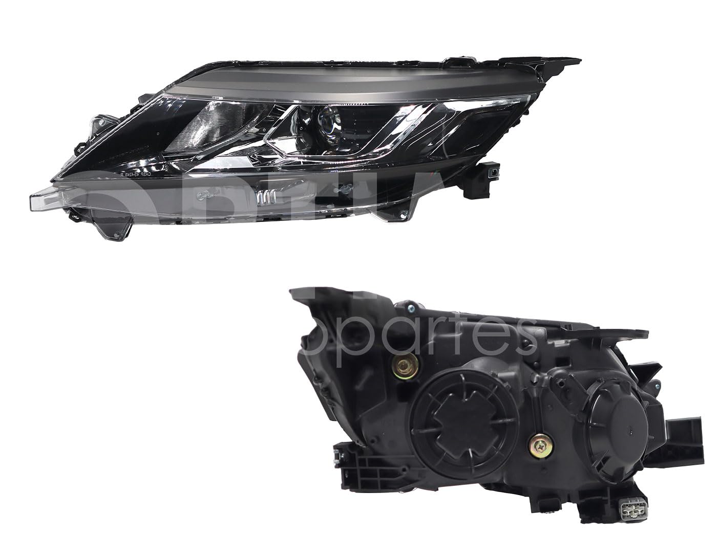 Faro Izquierdo Compatible con L200 2020 2021 2022 2023 2024 F/CROMADO C/LUPA