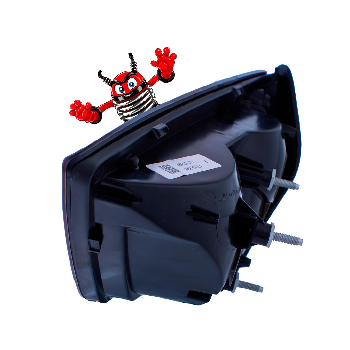 Calavera Izquierdo Interior Compatible con MG ZS 2021 2022 | Rojo Blanco | Sin Arnes |