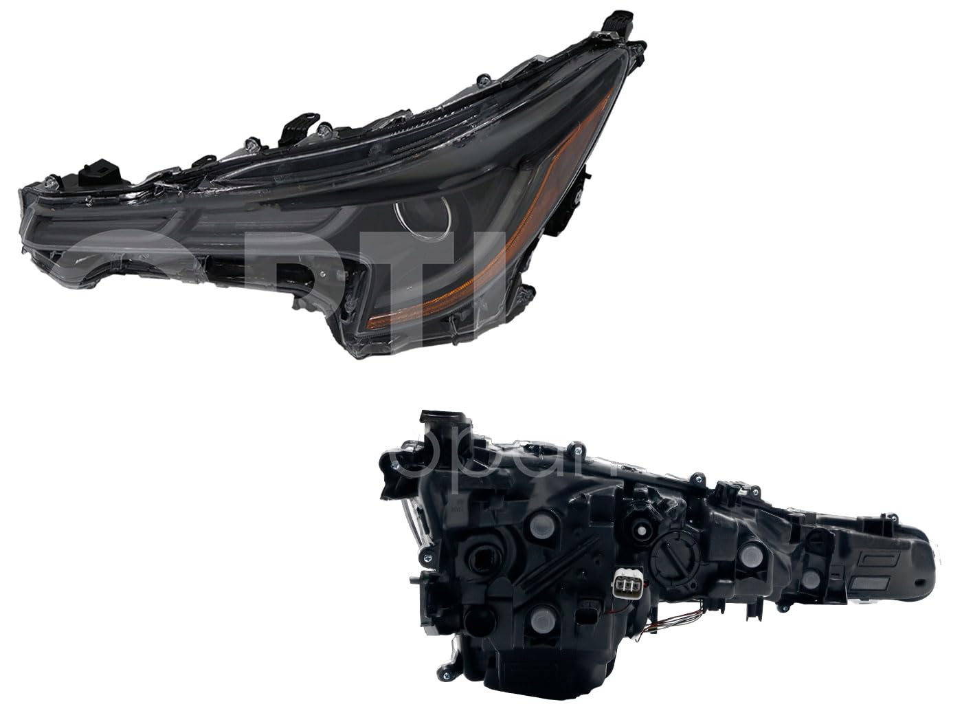 2020 - 2022 TOYOTA COROLLA FARO IZQ F/NEGRO C/LED C/LUPA (VERSION XLE-SE)