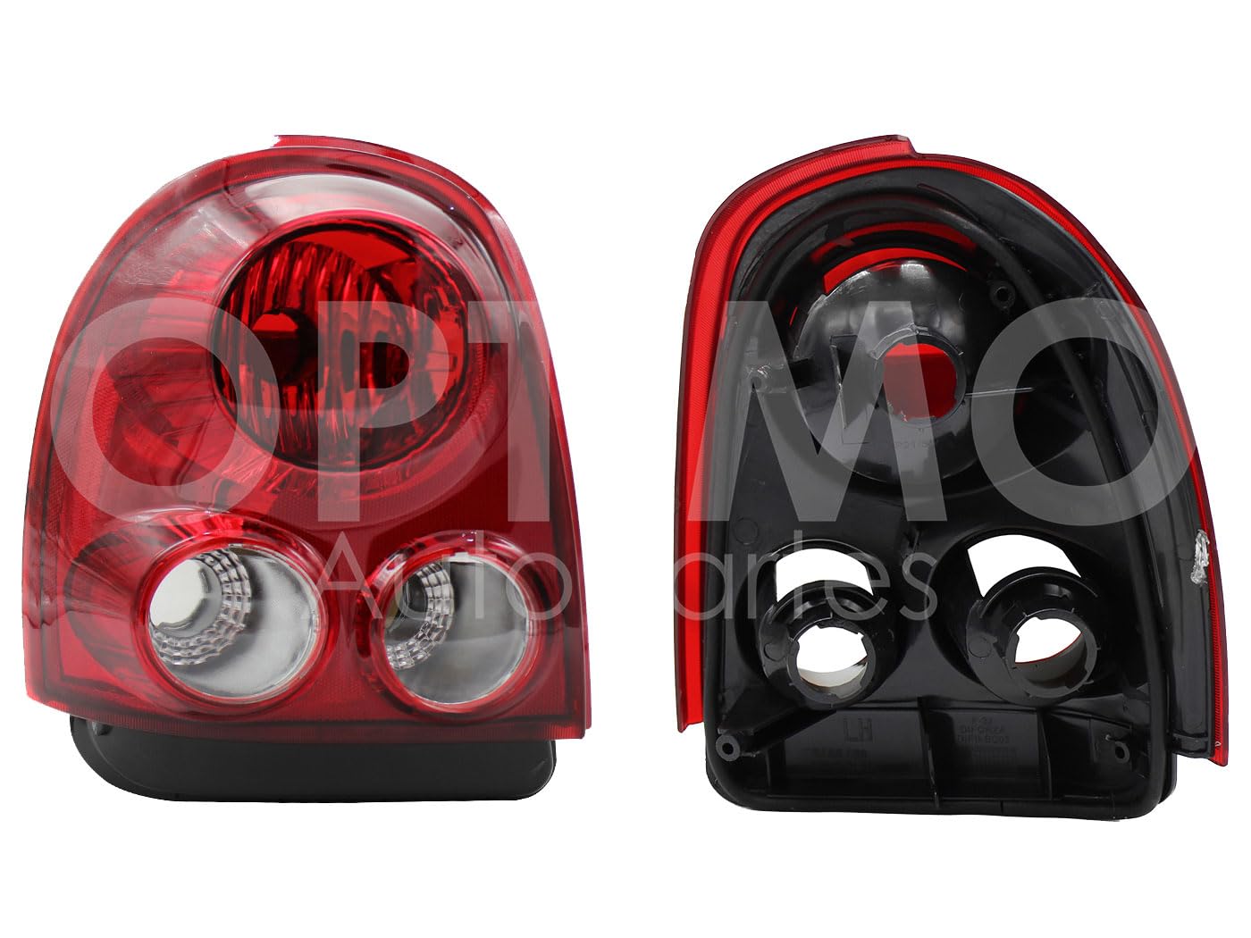 2004 - 2008 CHEVROLET CHEVY C-2 3PTAS CALAVERA IZQ S/ARNES (ROJO/BLANCO/BLANCO)