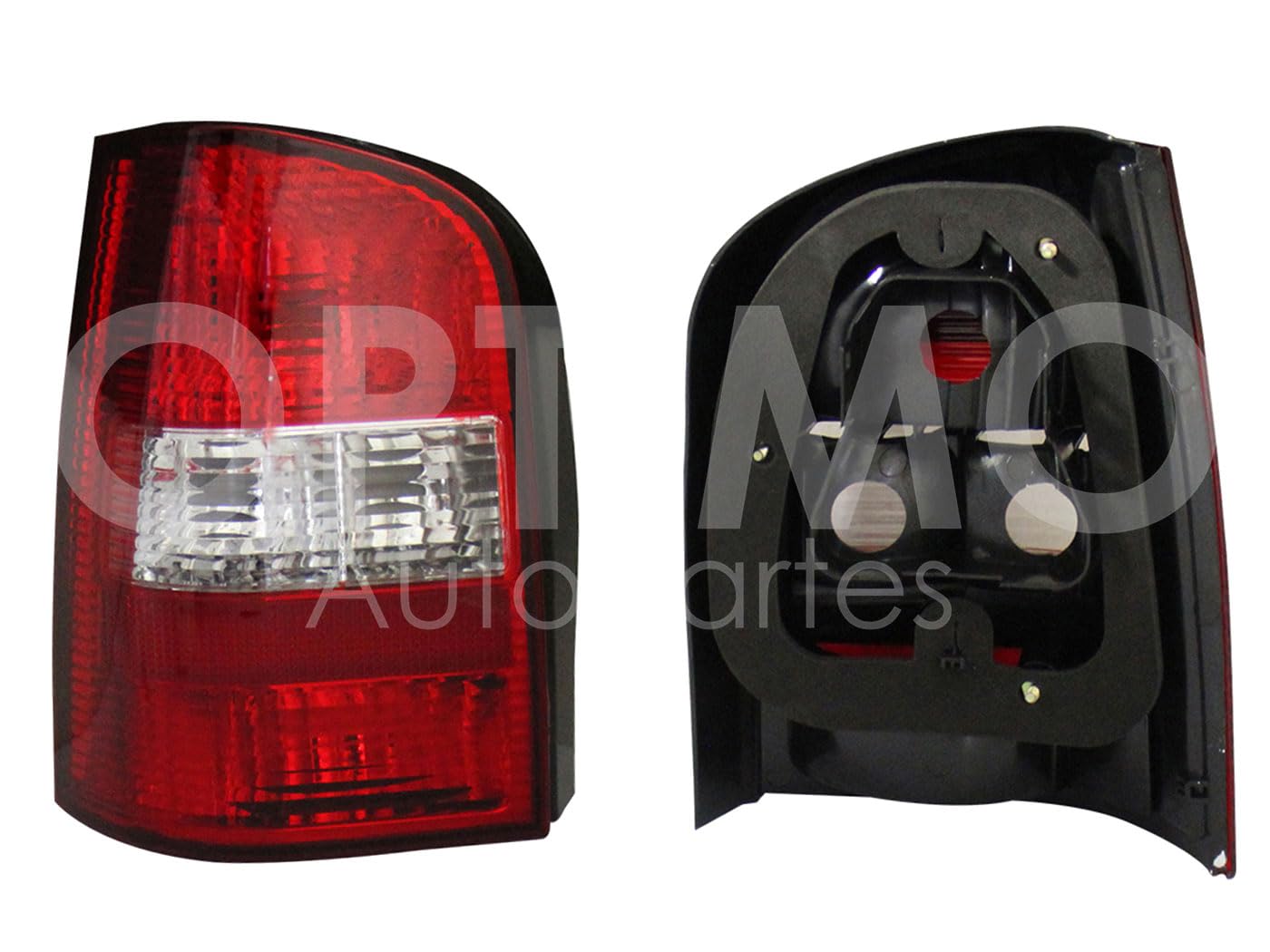 2000 - 2003 VOLKSWAGEN POINTER VAGONETA CALAVERA IZQ S/ARNES CLARA (ROJO/BLANCO)