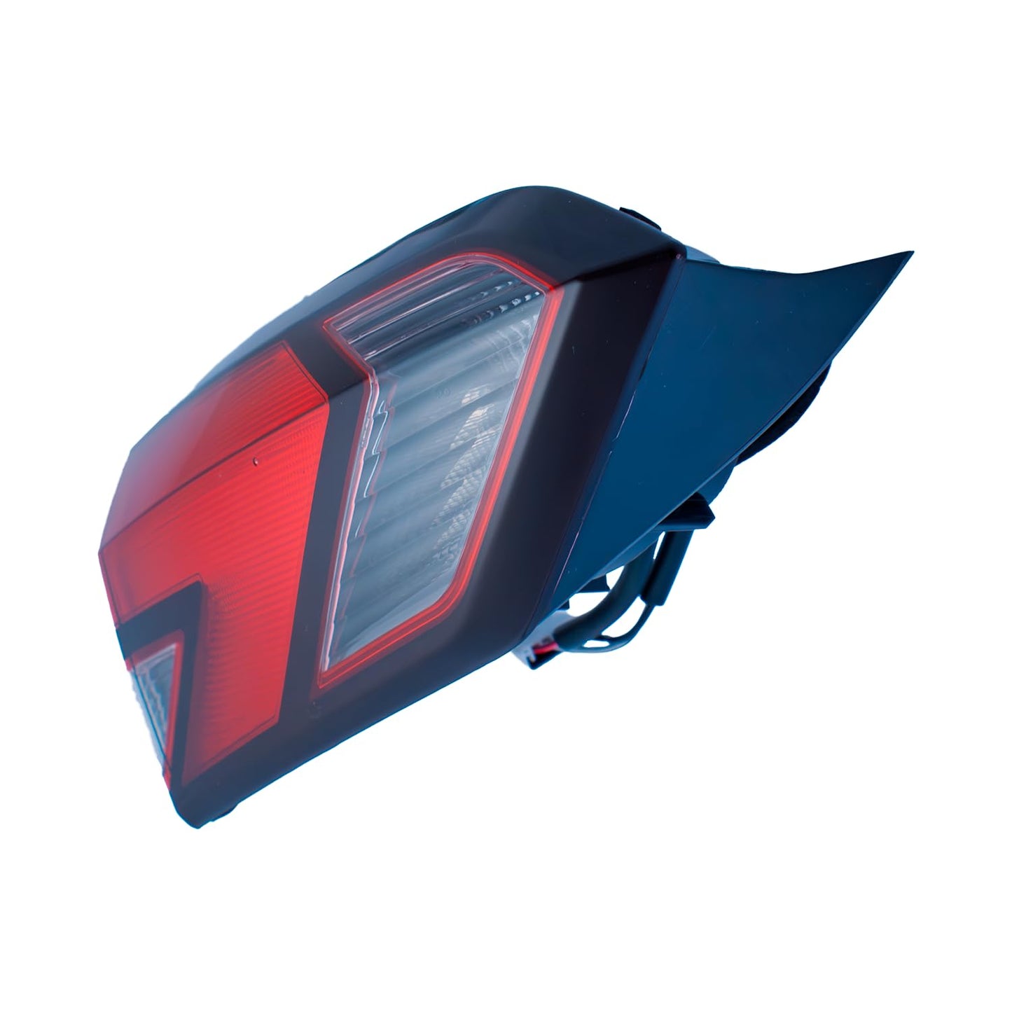 Calavera Izquierda Interior Compatible con Versa 2020 2021 2022 2023 2024 | Sin Arnes | Con Filo Oscuro | Rojo Blanco Rojo