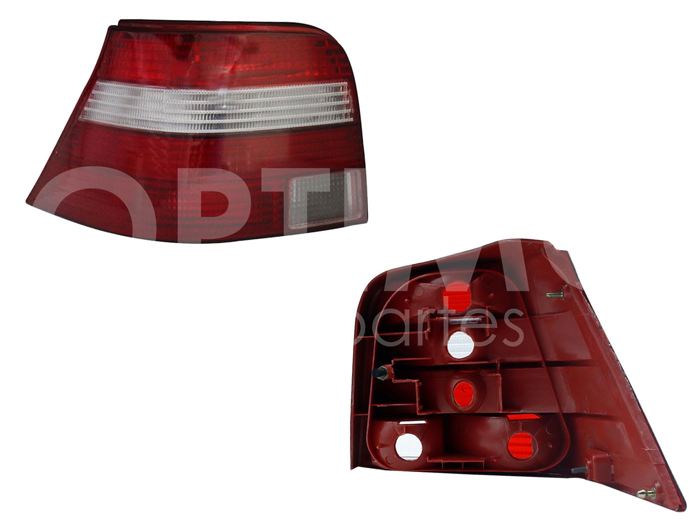 2005 - 2007 VOLKSWAGEN GOLF A4 CALAVERA IZQ S/ARNES CLARA (ROJO/BLANCO/BLANCO)