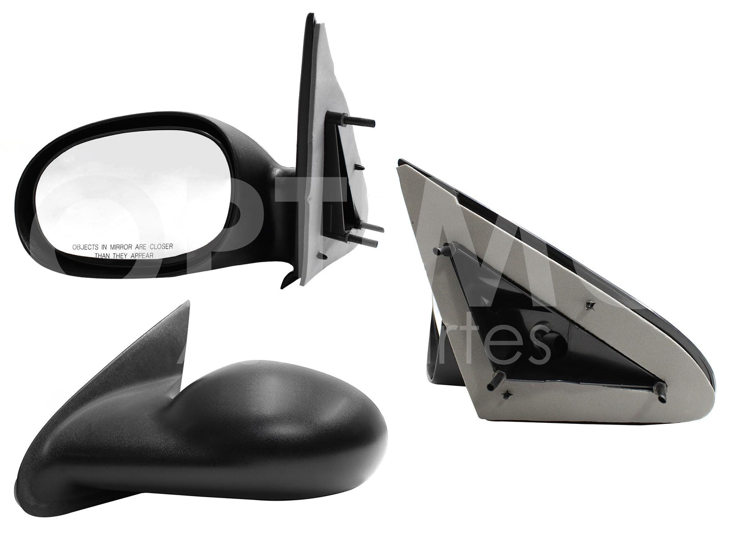 CHRYSLER / DODGE NEON 2000 2001 2002 2003 2004 2005 ESPEJO IZQ MANUAL NEGRO POROSO C/CONTROL