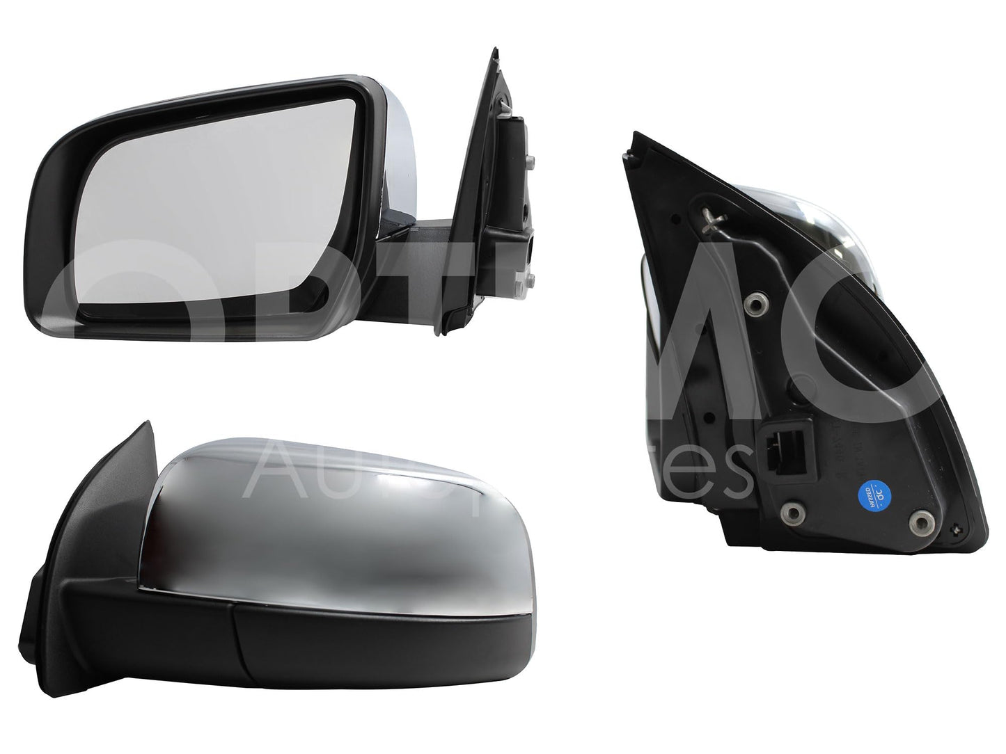 FORD RANGER 2013 2014 2015 2016 2017 2018 2019 2020 2021 2022 ESPEJO IZQ MANUAL CROMO S/CONTROL